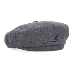 Huer, Kasketter & Hatte^Kangol Uld Flannel Flat Cap Hat Grå