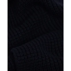 Halstørklæder Og Tørklæder<Dsquared2 Uld Logo Patch Strik Tørklæde Blå