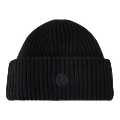 Huer & Kasketter^Yves Salomon Uld og Cashmere Beanie Sort