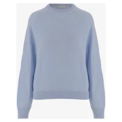 Striktrøjer & Sweatere<Allude Uld- og Cashmere Sweater Blå