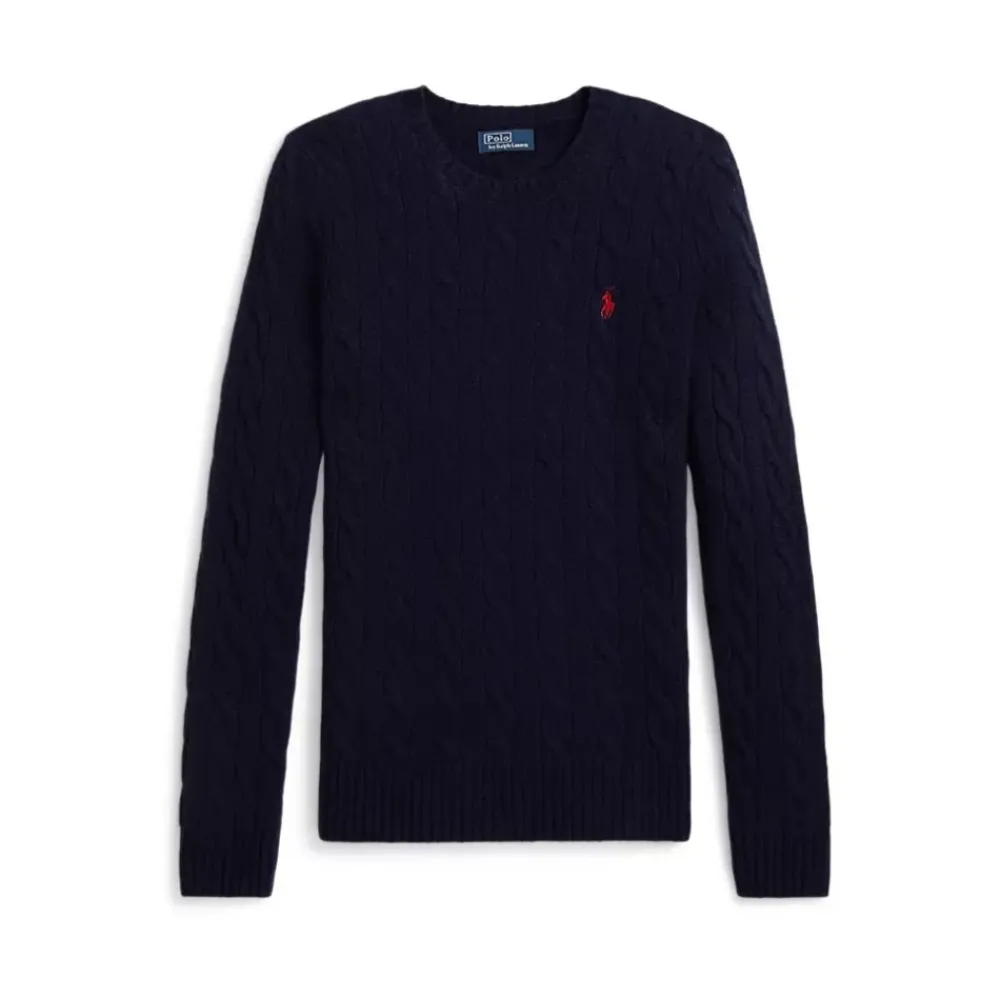Striktrøjer & Sweatere<Polo Ralph Lauren Uld- og Cashmere Sweater Blå