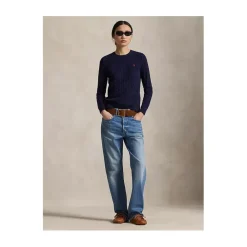 Striktrøjer & Sweatere<Polo Ralph Lauren Uld- og Cashmere Sweater Blå