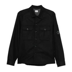 Jakker^C.P. Company Uld Overshirt Sort