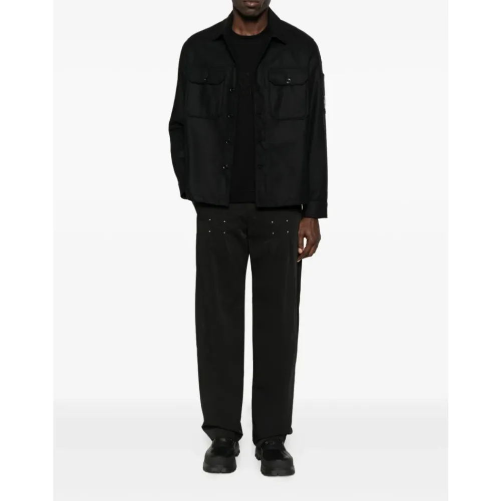 Jakker^C.P. Company Uld Overshirt Sort