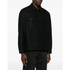 Jakker^C.P. Company Uld Overshirt Sort