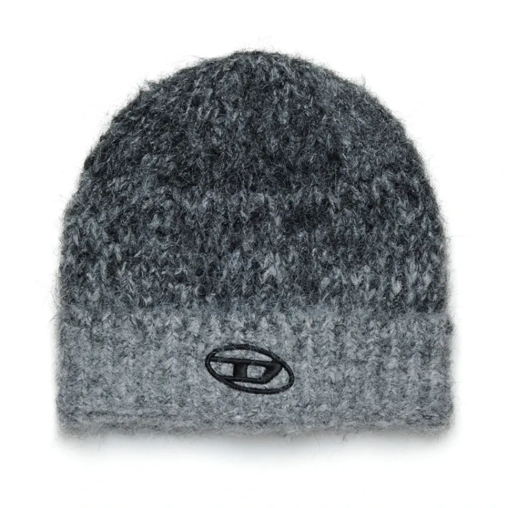 Huer & Kasketter^Diesel Uldblanding Beanie Sort