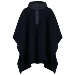 Jakker^Moncler Uldblanding Cape Blå