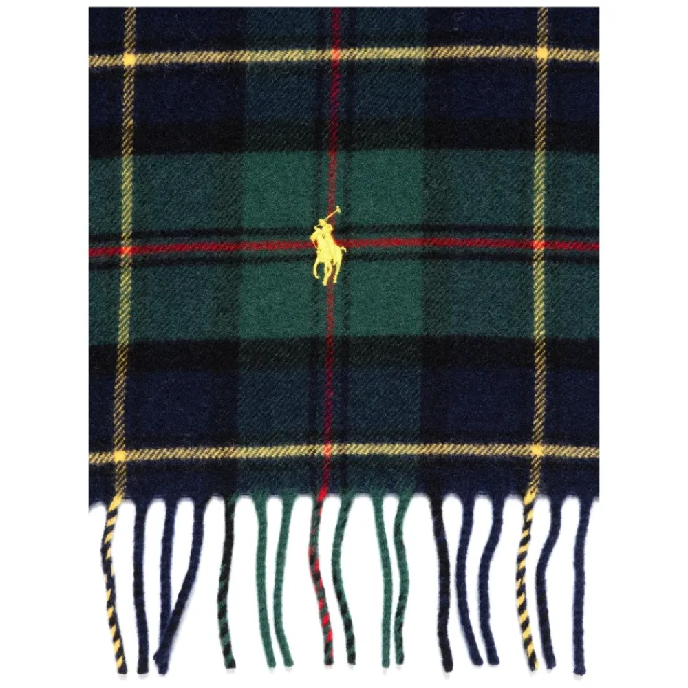 Halstørklæder Og Tørklæder<Polo Ralph Lauren Uldent aflangt tørklæde Multifarvet