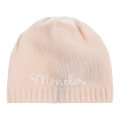 Huer & Kasketter^Moncler Uldhue med broderet logo Pink