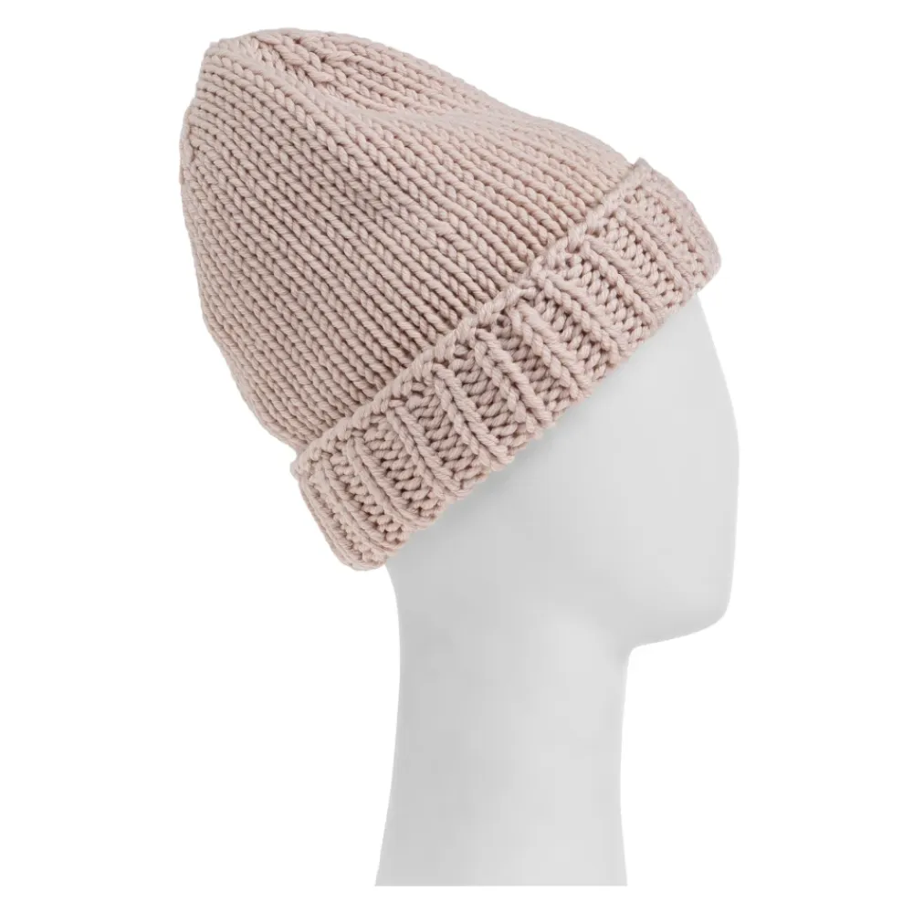 Huer & Kasketter^Moncler Uldhue med logo-patch Pink