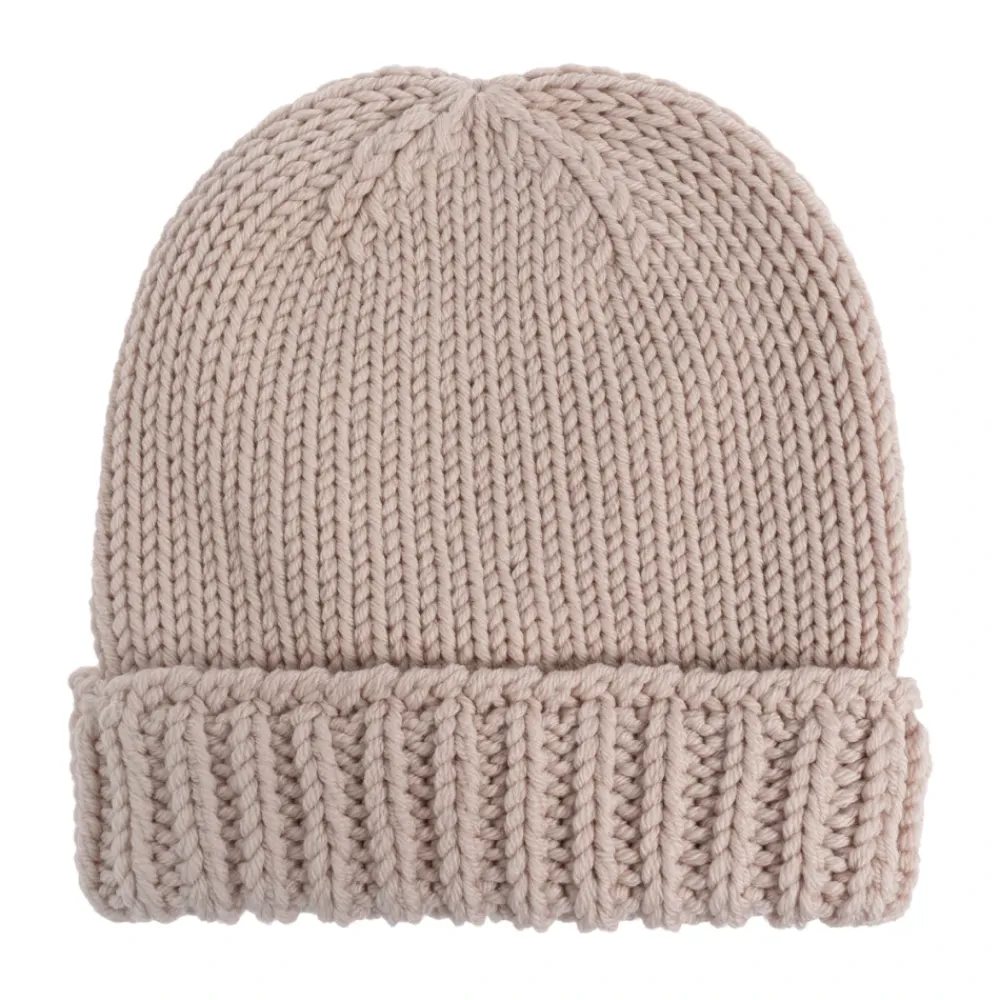 Huer & Kasketter^Moncler Uldhue med logo-patch Pink