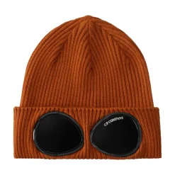 Huer, Kasketter & Hatte|Huer & Kasketter^C.P. Company Uldstrik Goggle Beanie Orange