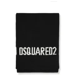 Halstørklæder Og Tørklæder<Dsquared2 Uldtørklæde Sort