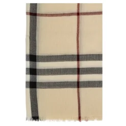 Halstørklæder Og Tørklæder|Tørklæder^Burberry Uldtørklæde Beige