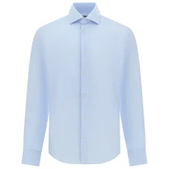 Skjorter<Boggi Milano ULTIMATE NON IRON Slim Fit Bomuld Twill Skjorte Blå