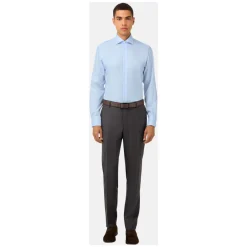 Skjorter<Boggi Milano ULTIMATE NON IRON Slim Fit Bomuld Twill Skjorte Blå