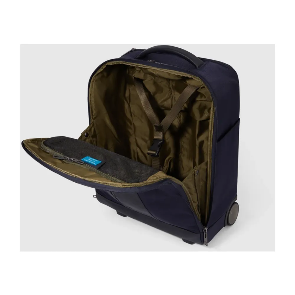 Kufferter^Piquadro Underseater carry-on in fabric with TSA lock Blå