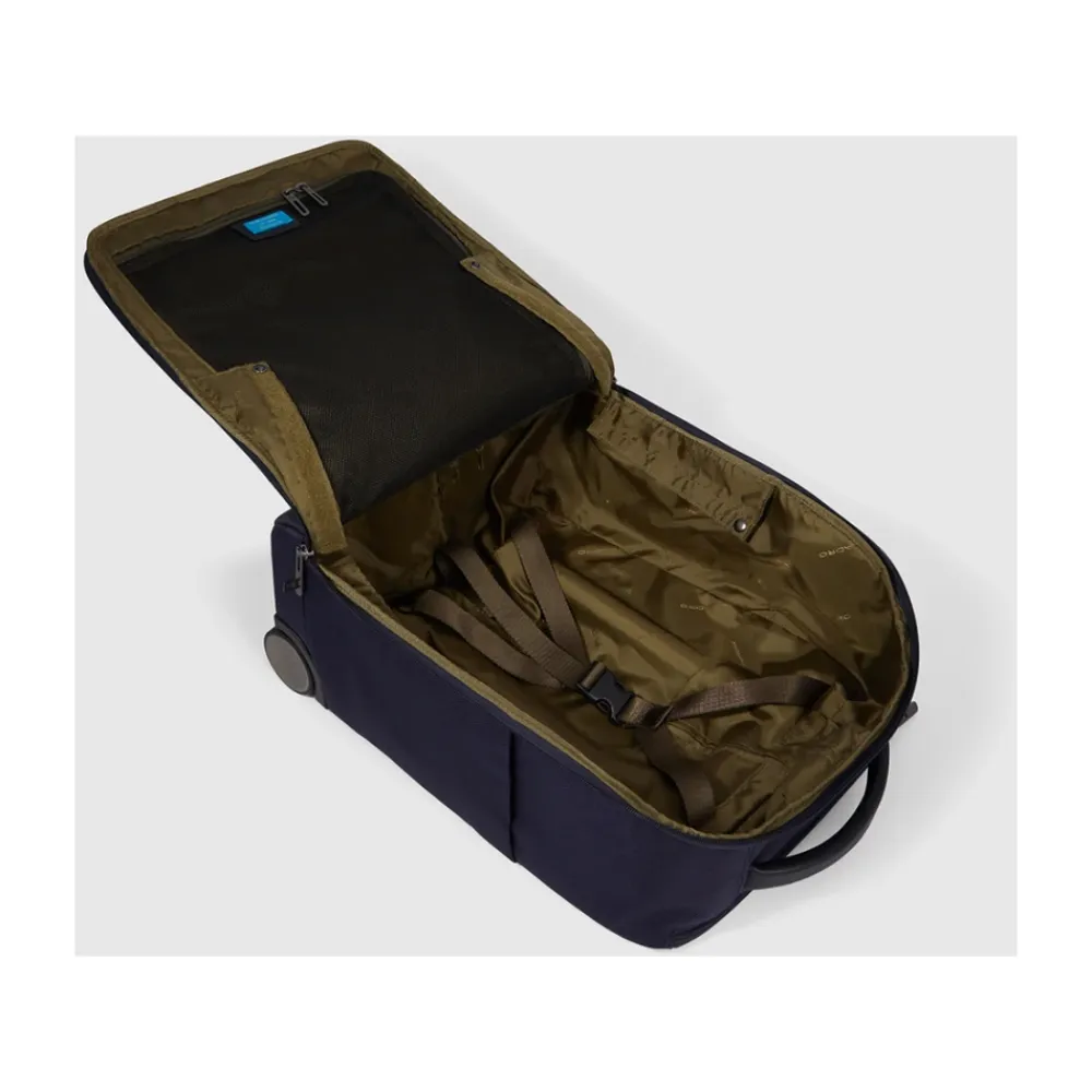 Kufferter^Piquadro Underseater carry-on in fabric with TSA lock Blå