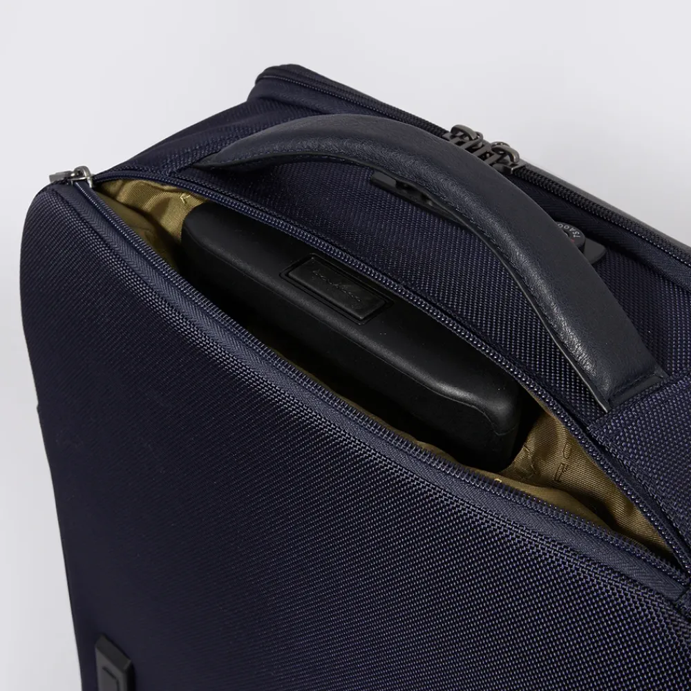 Kufferter^Piquadro Underseater carry-on in fabric with TSA lock Blå