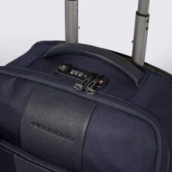 Kufferter^Piquadro Underseater carry-on in fabric with TSA lock Blå