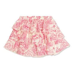 Kjoler & Nederdele<Versace Underwater Barocco Flæse Nederdel Pink