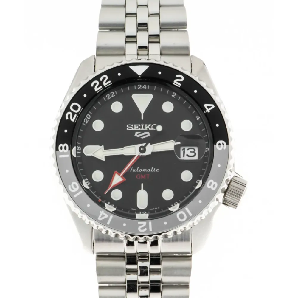 Ure^Seiko Unisex - SSK001K1 - Herreur 5 Automatisk 3 Hænder Sort