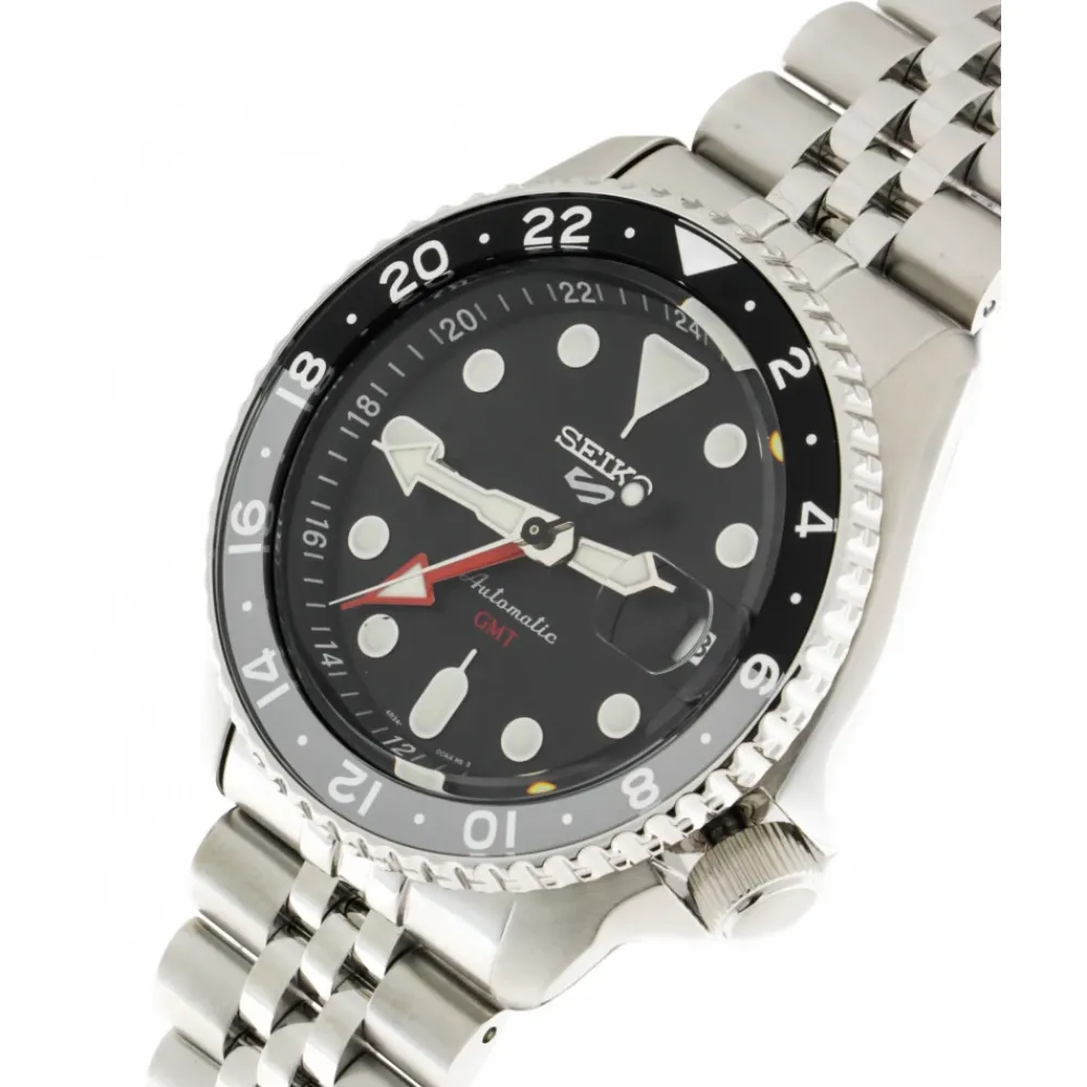 Ure^Seiko Unisex - SSK001K1 - Herreur 5 Automatisk 3 Hænder Sort