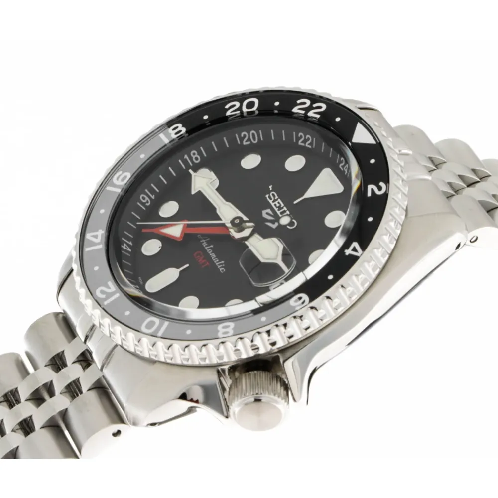 Ure^Seiko Unisex - SSK001K1 - Herreur 5 Automatisk 3 Hænder Sort