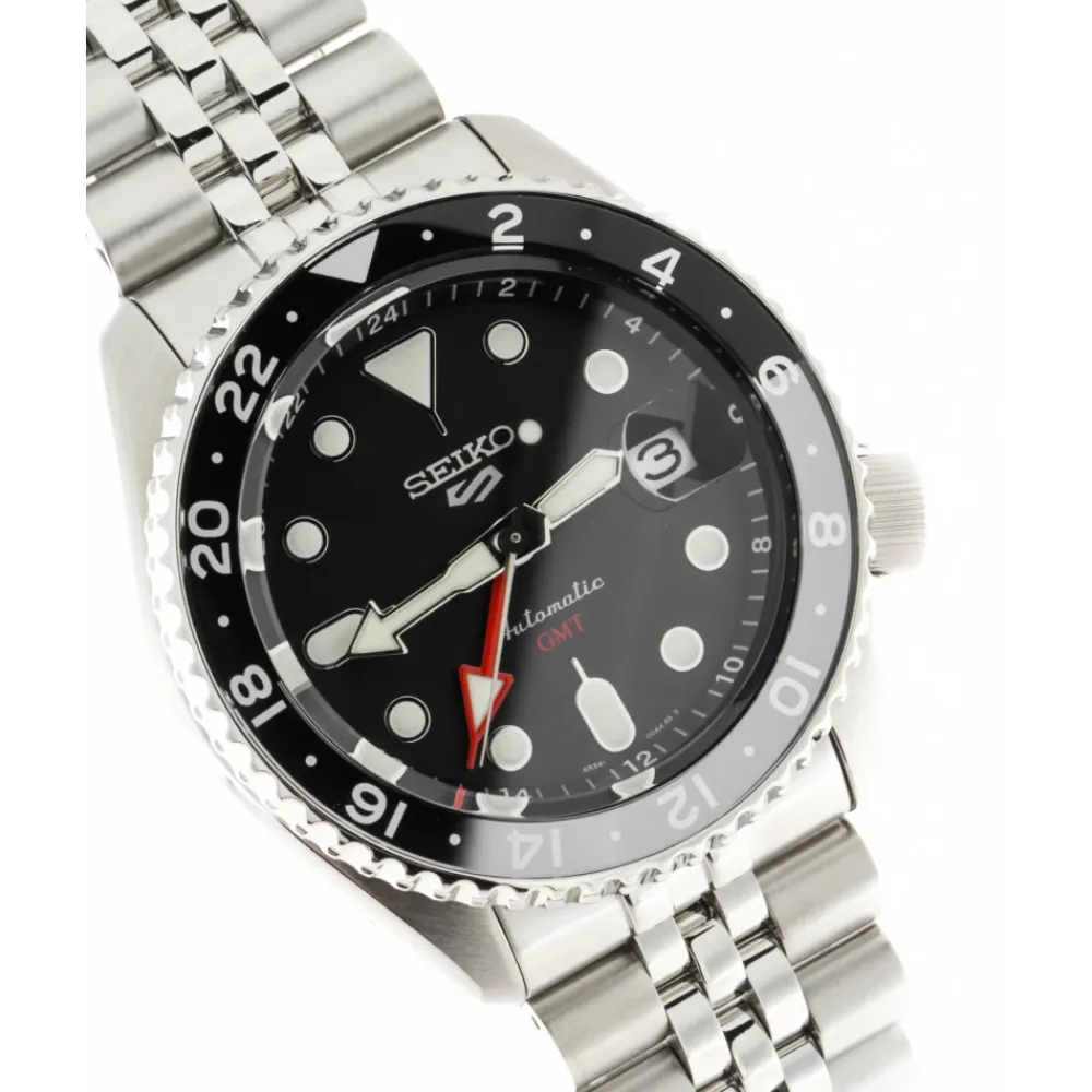 Ure^Seiko Unisex - SSK001K1 - Herreur 5 Automatisk 3 Hænder Sort
