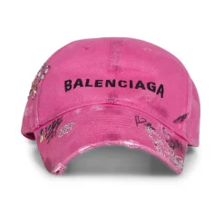 Huer & Kasketter<Balenciaga Upcycled Cap Pink