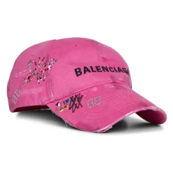 Huer & Kasketter<Balenciaga Upcycled Cap Pink