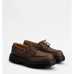 Sejlersko^Tod's Urban Båd Mokkasin med Gummisål Brun