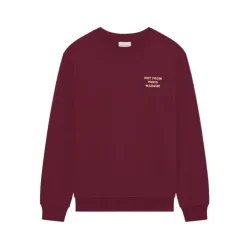 Sweatshirts<Drole de Monsieur Urban Slogan Sweatshirt i Vin Rød