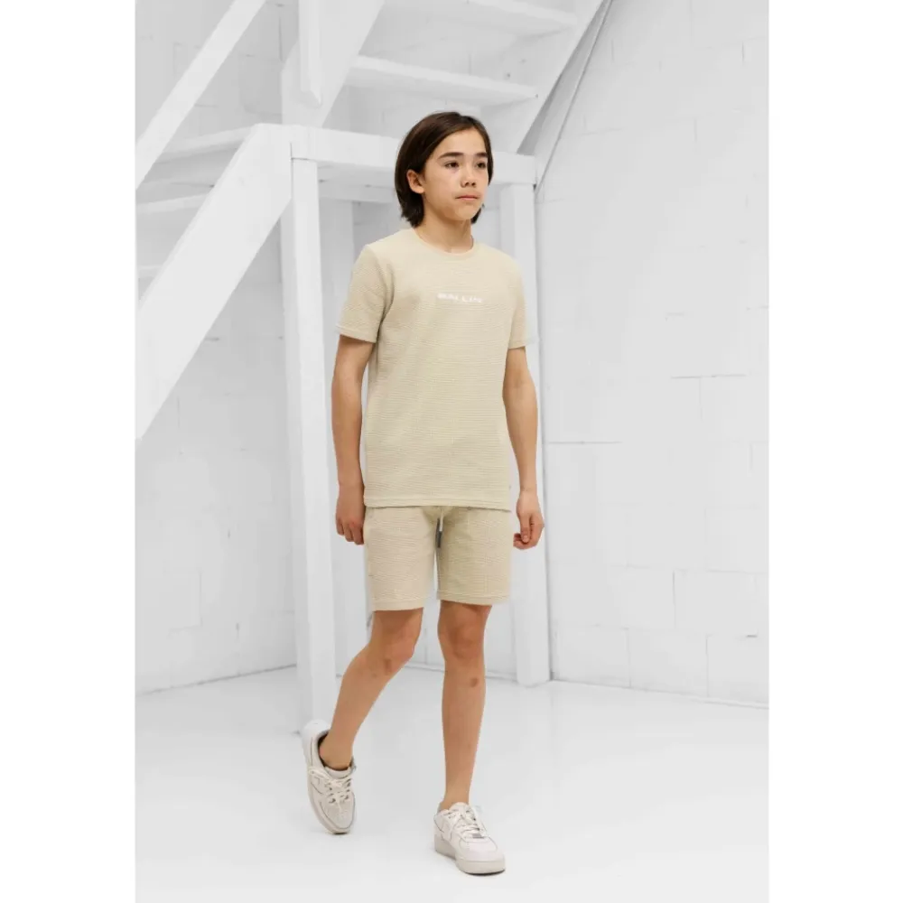 Bodystocking & Sæt<BALLIN Amsterdam Vaffelbroderi Sommersæt Beige