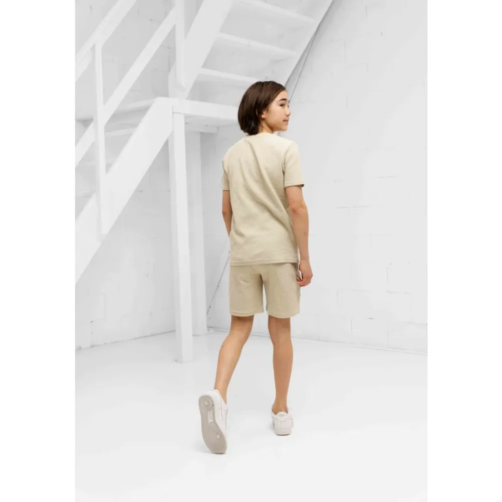 Bodystocking & Sæt<BALLIN Amsterdam Vaffelbroderi Sommersæt Beige
