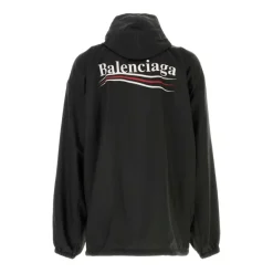 Træningsjakker^Balenciaga Vandtæt jakke med hætte Sort