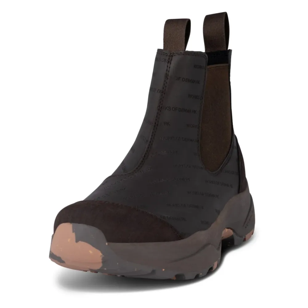 Chelsea Boots^Woden Vandtæt Slip-On Støvle Brun