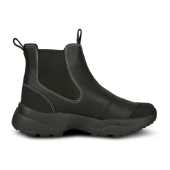 Støvler|Chelsea Boots^Woden Vandtætte gummistøvler med fiskeskinddetaljer Sort