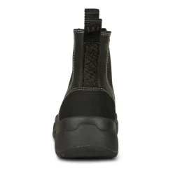 Støvler|Chelsea Boots^Woden Vandtætte gummistøvler med fiskeskinddetaljer Sort