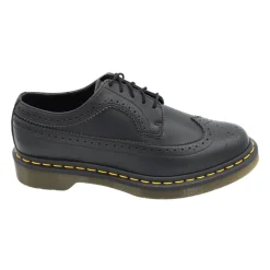 Snøresko^Dr. Martens Vegansk læder Oxford gul søm gummi Sort