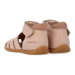 Sandaler^Angulus Velcrosandal - Rosebud Hjertemønster Pink