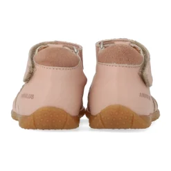 Sandaler^Angulus Velcrosandal - Rosebud Hjertemønster Pink