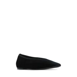 Ballerina Sko^TotêMe Velour Ballerinaer Sort
