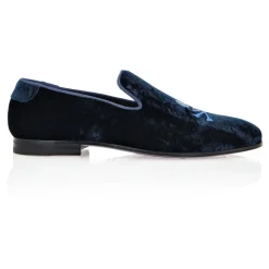 Loafers^Philipp Plein Velvet Loafers Paisley Blå
