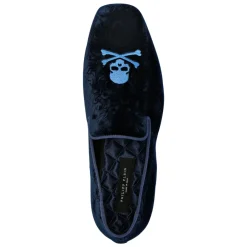 Loafers^Philipp Plein Velvet Loafers Paisley Blå