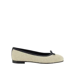 Ballerina Sko<Manolo Blahnik Veralli 010 Ballerina Sko Beige