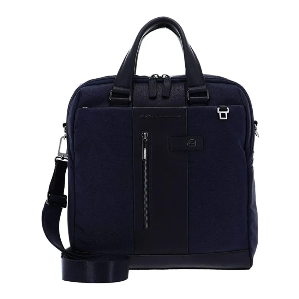 Laptop Tasker<Piquadro Vertikal Laptop og iPad Taske Unisex Blå