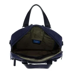 Laptop Tasker<Piquadro Vertikal Laptop og iPad Taske Unisex Blå