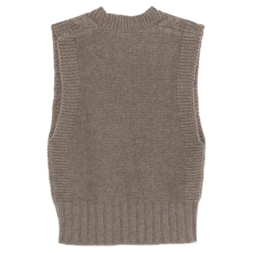 Striktrøjer & Sweatere^Lisa Yang V-hals Cashmere Sweater Brun