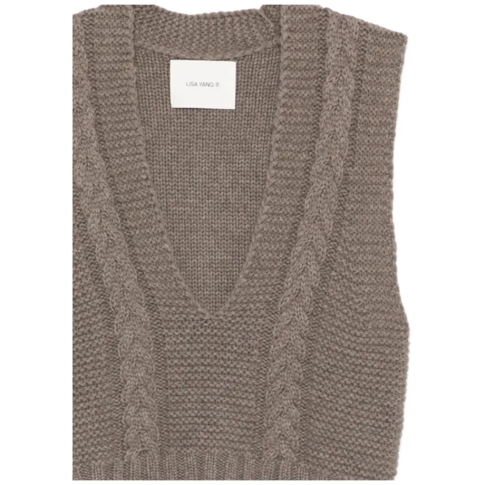 Striktrøjer & Sweatere^Lisa Yang V-hals Cashmere Sweater Brun